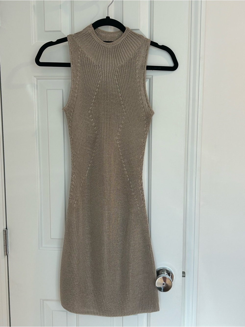 Banana Republic Metallic Knit Sweater Dress XS